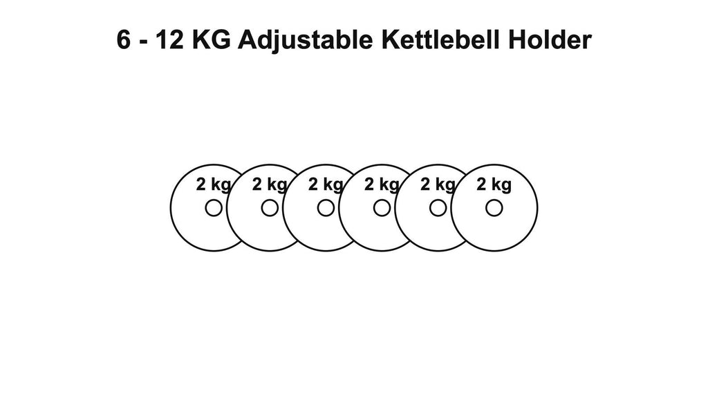 6-12 KG Adjustable Kettlebell Plate Holder